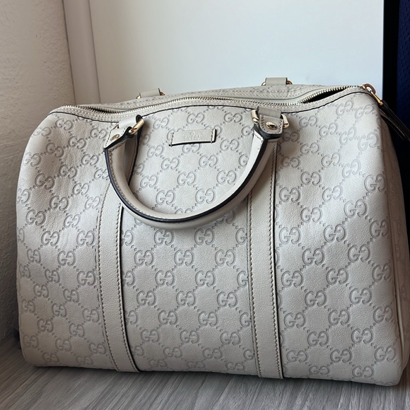 Gucci Guccissima Boston bag Authentic leather - Picture 16 of 16